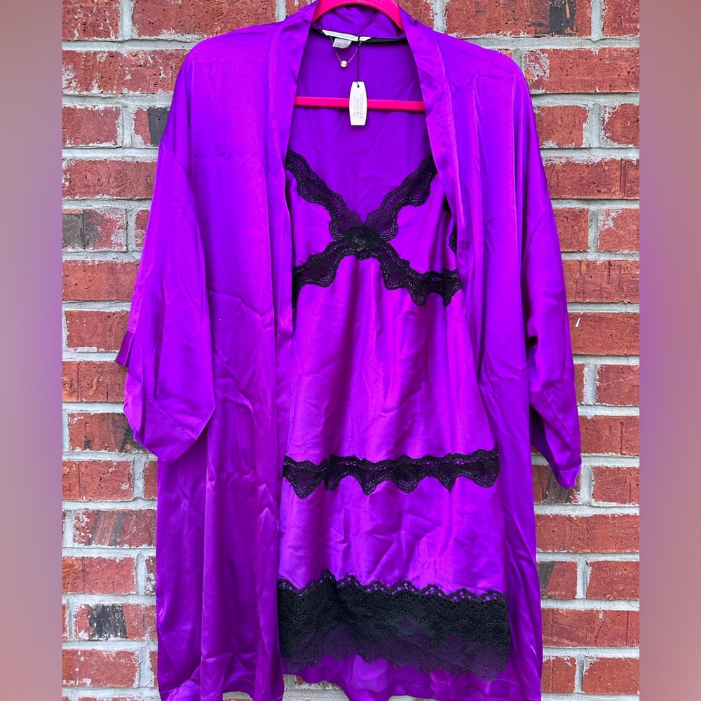 Victoria’s Secret robe and cami set